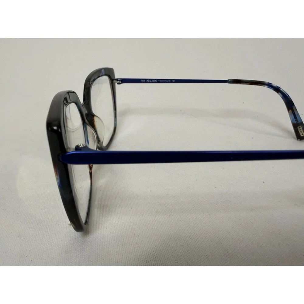 Kliik Denmark 709 S401 Blue Tortoise Eyeglasses Frames 48-17-140 Womens
